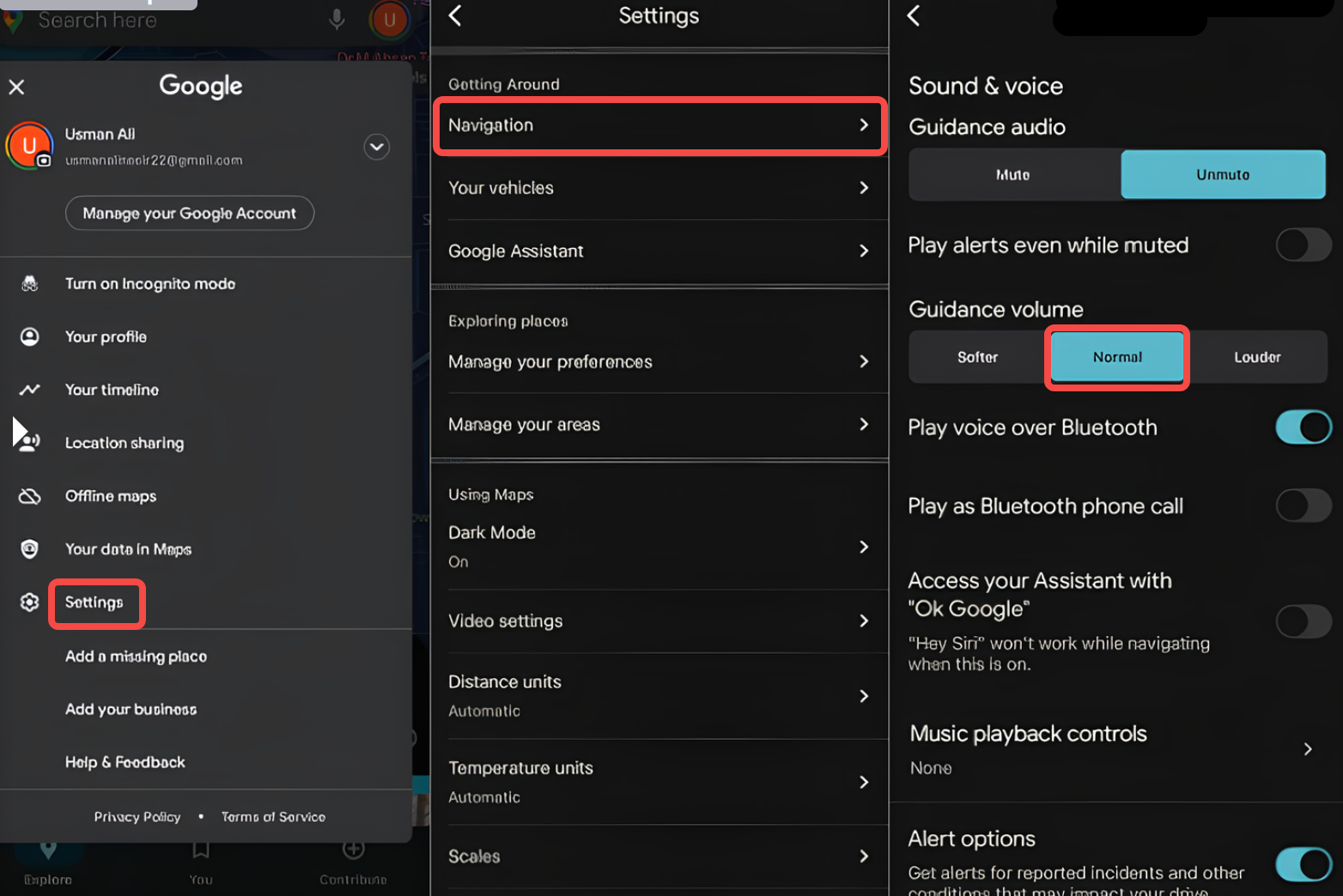An easy way to change voice pitch on Google Maps