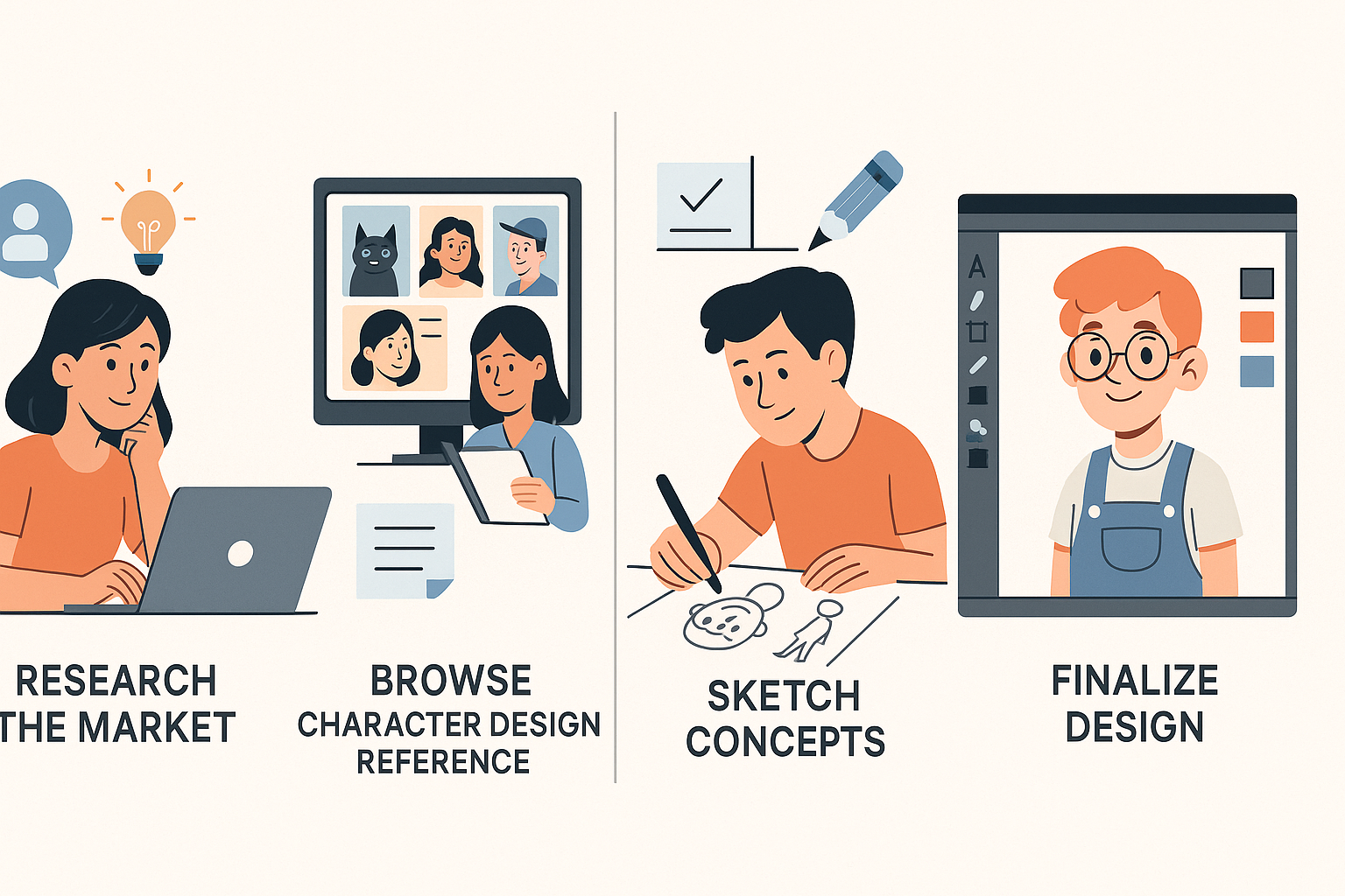 How brands usually design a character