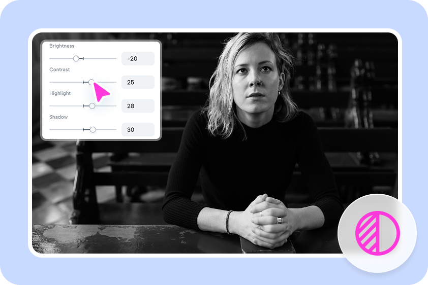 Advanced tools to convert colour photo to black and white