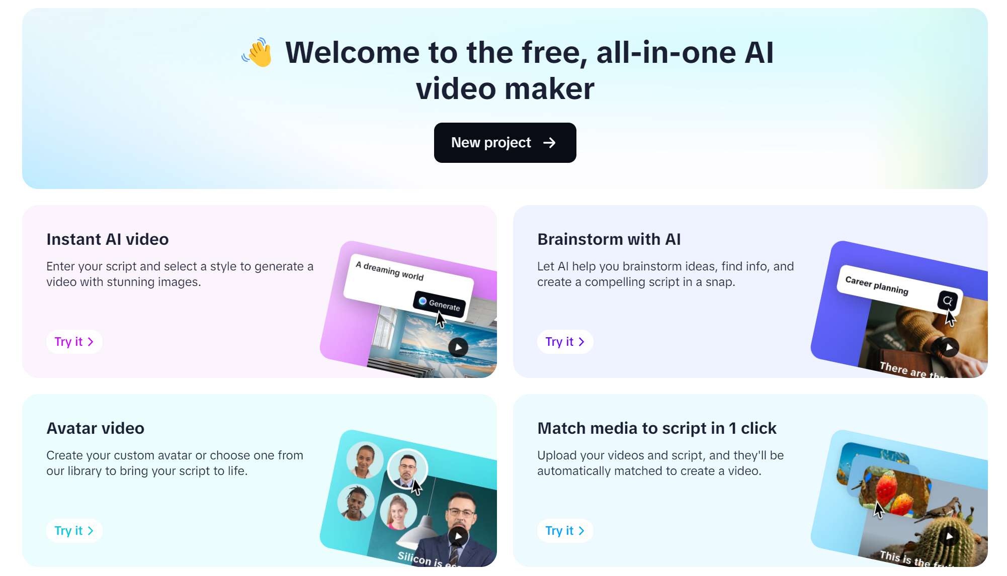 Interface of the CapCut desktop video editor - another way to convert text into engaging videos