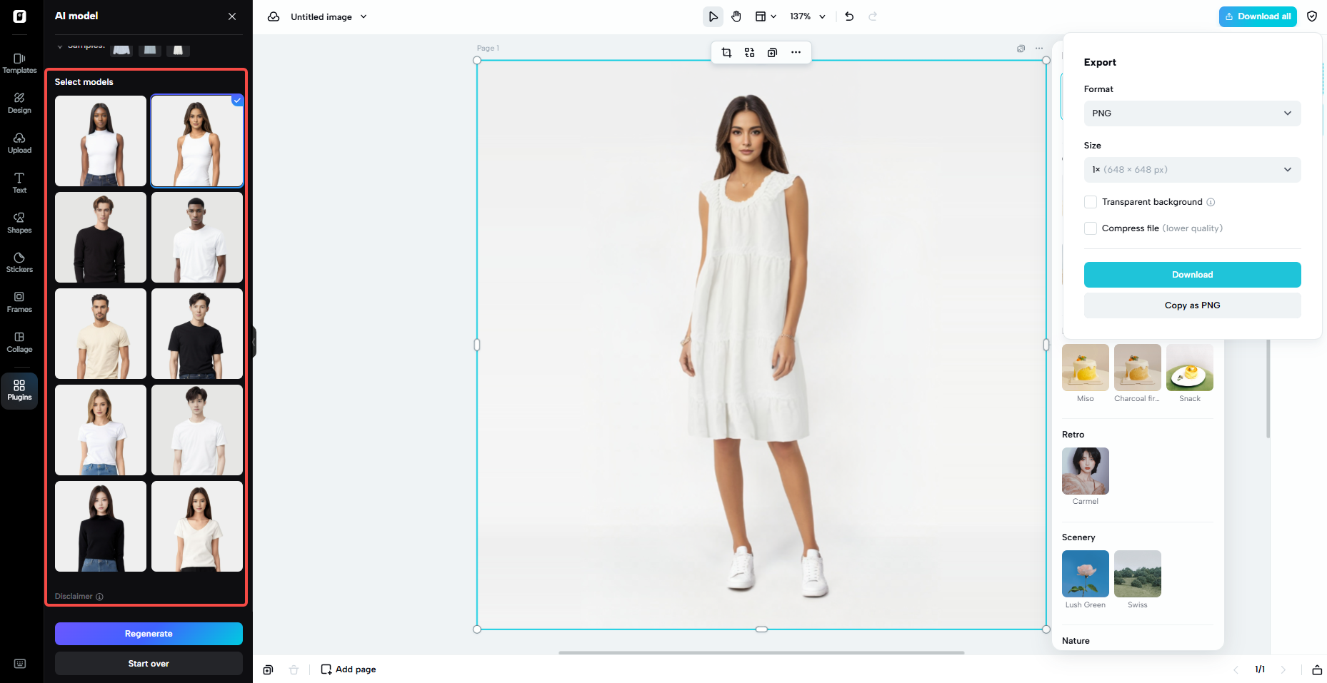 Chic clothing models to showcase your styles