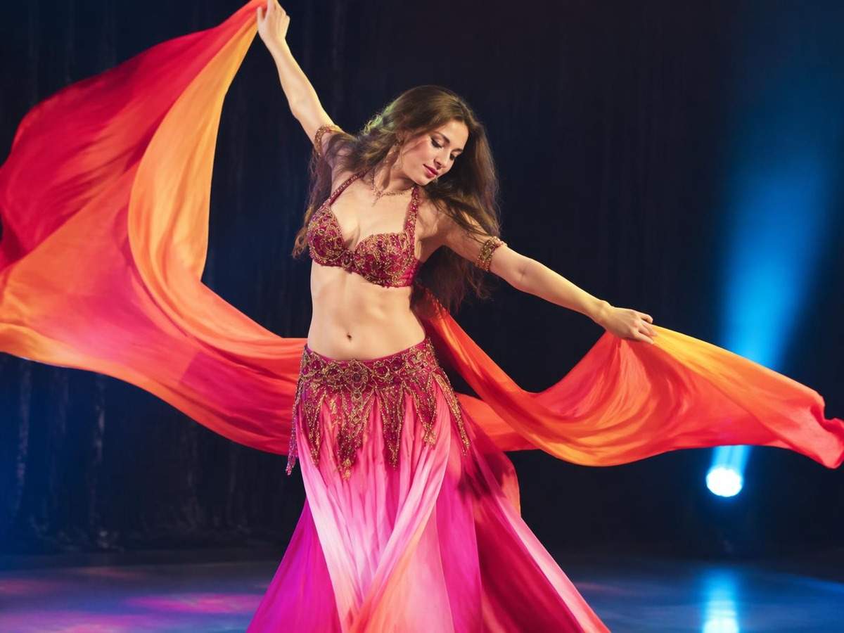 AI belly dance video generator prompt cover 1 in 4:3