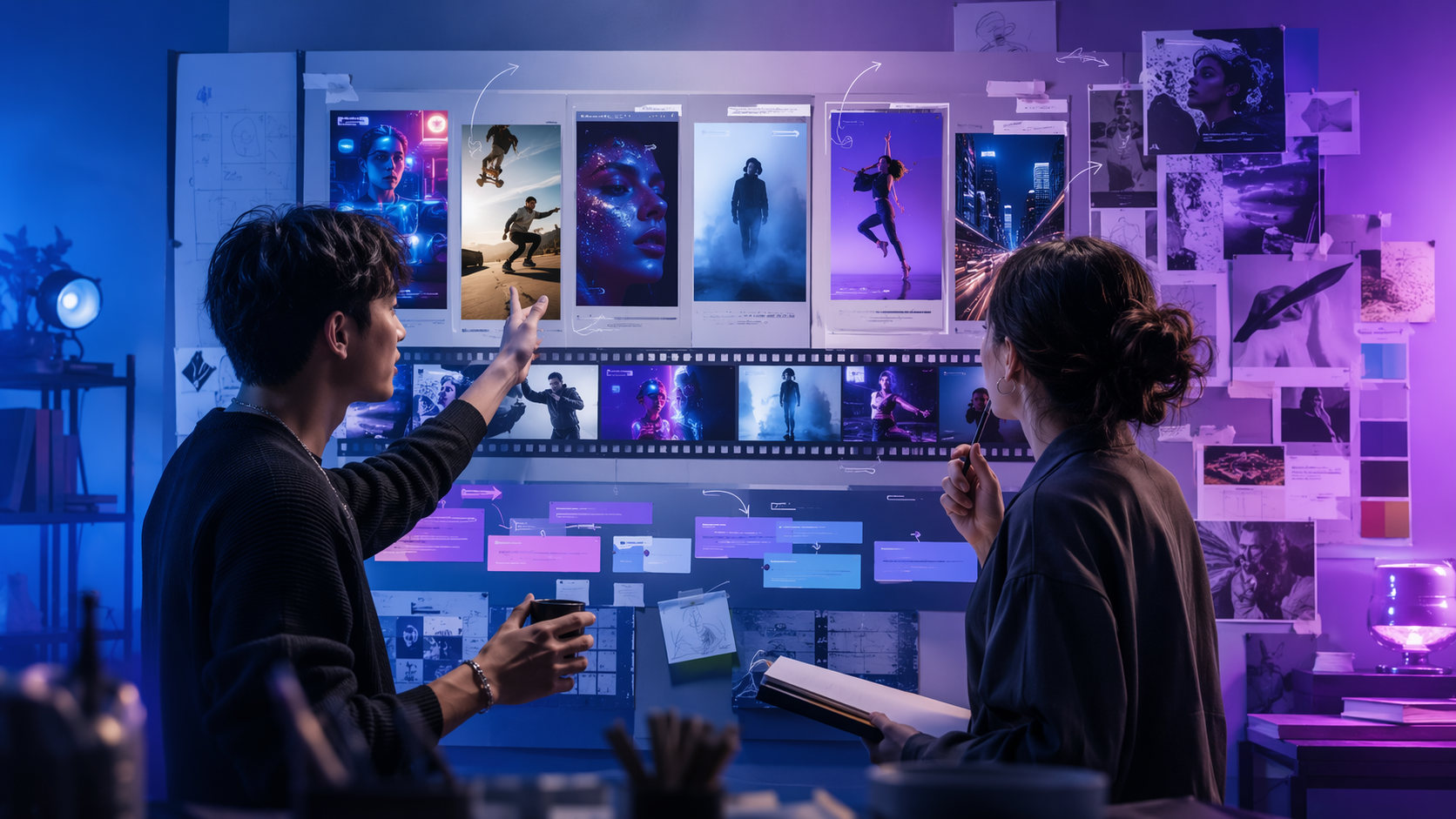 AI YouTube Shorts generator visual for creators and agencies reviewing video concepts