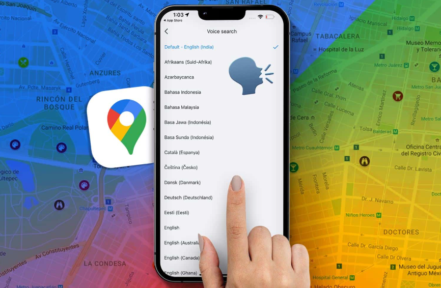 Google Maps voice changer