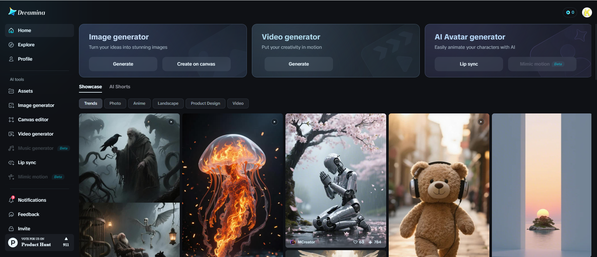 Dreamina: script para vídeo ai grátis