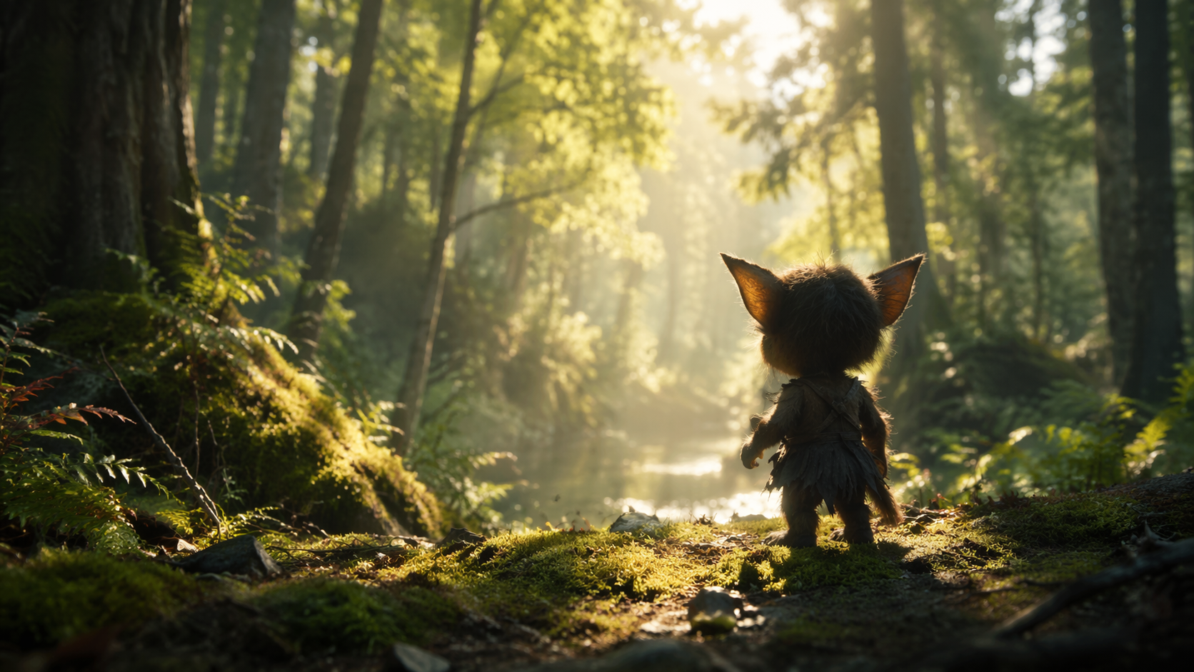 Dreamina biruli in der Fotoaufforderung Beispiel 1: Forest Fantasy Portrait