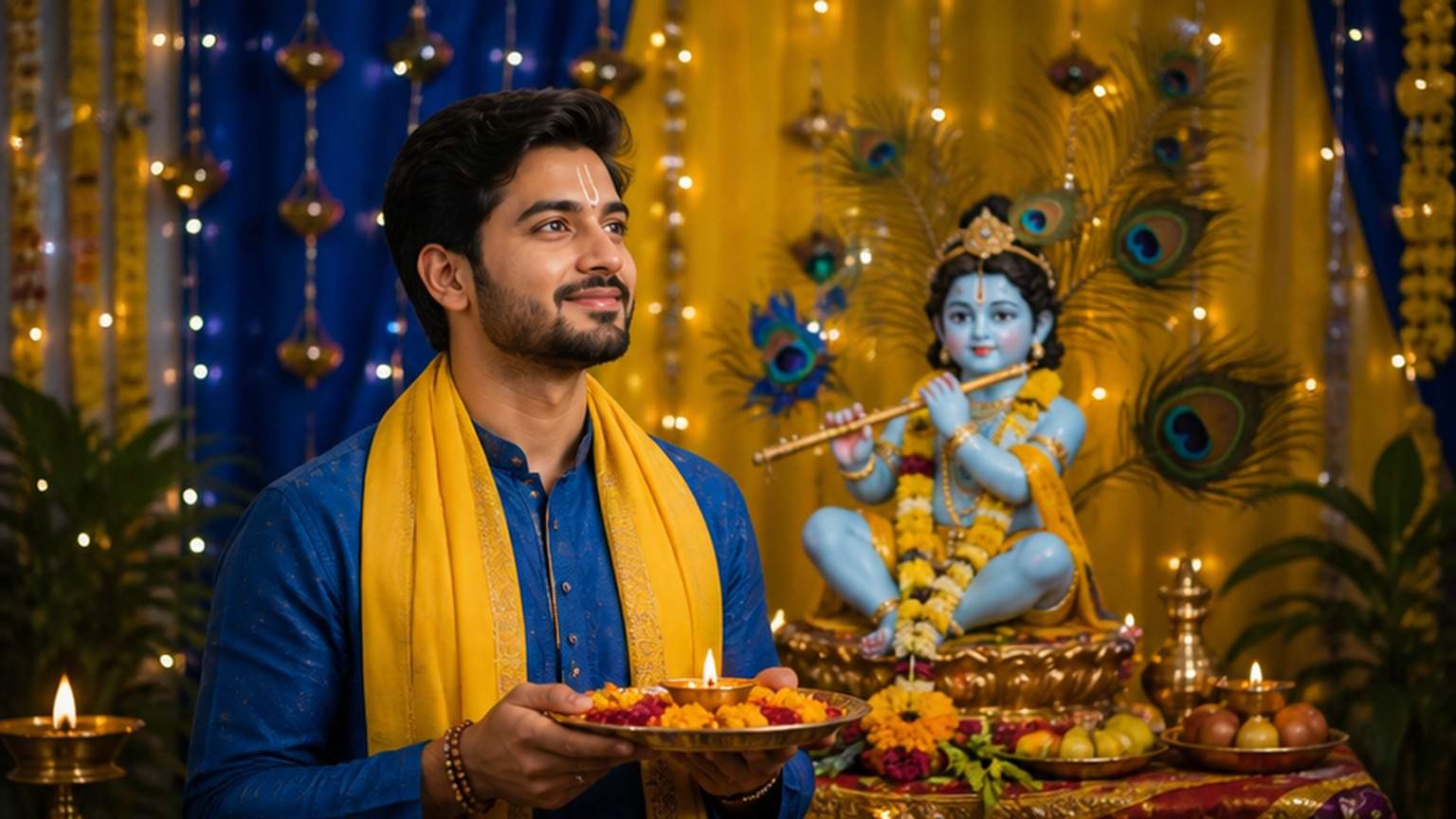 Janmashtami AI Photo Editing Prompts mobile hero image