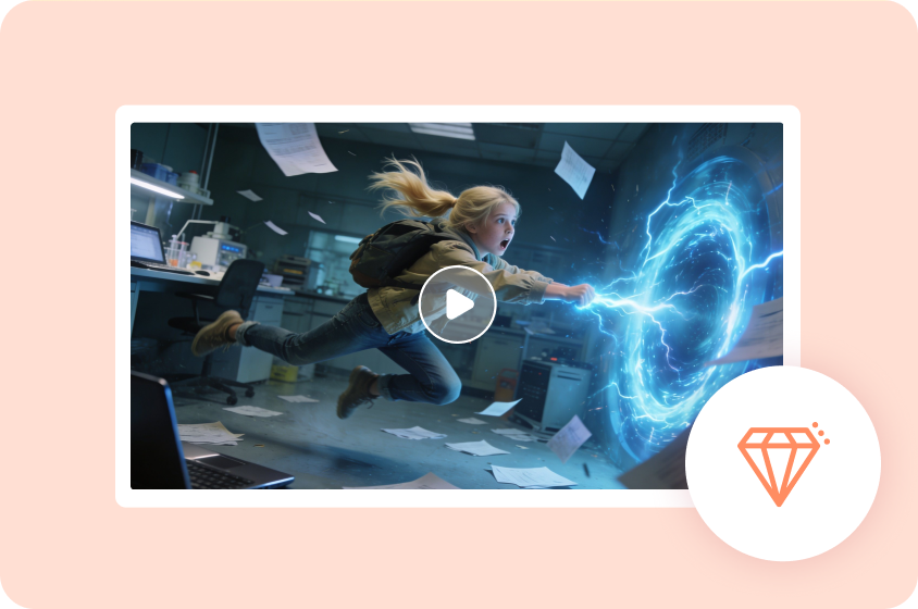 uscita VFX cinematografica generata dall'IA