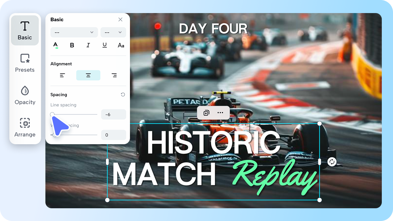 Fully customizable free sports templates