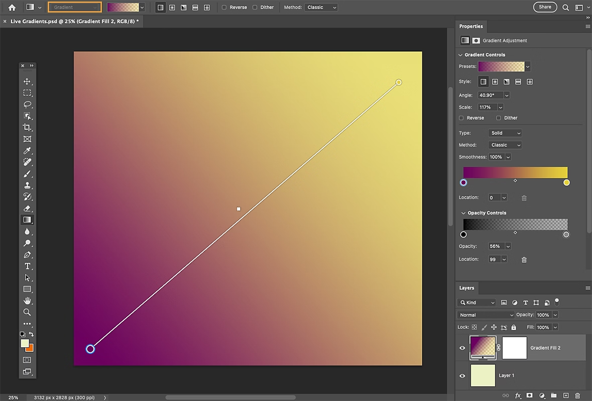 Photoshop interface