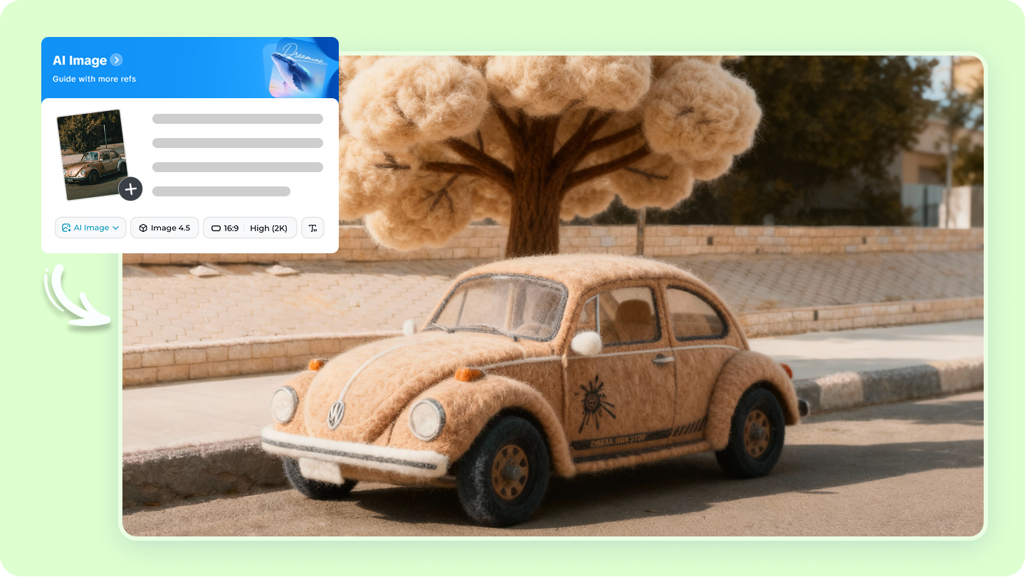  Kabarık Filtre: AI Araçlarıyla Rüya gibi Pamuk-Yün Stili Görüntüler Oluşturun