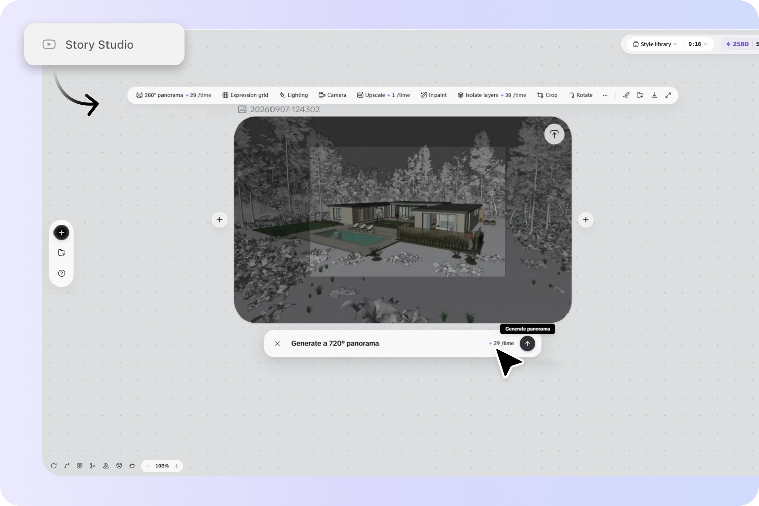 Step 1: Build Your Scene in Creative Canvas