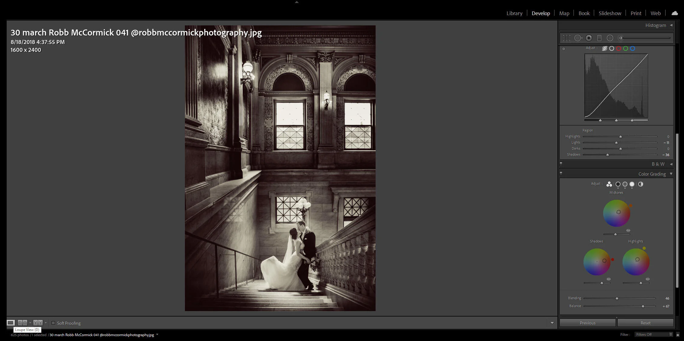 Interface of LightX - the most liked online vintage photo editor