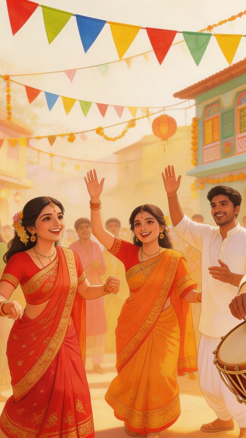 ภาพถ่าย pohela boishakh ai พร้อมภาพพื้นหลังมือถือ