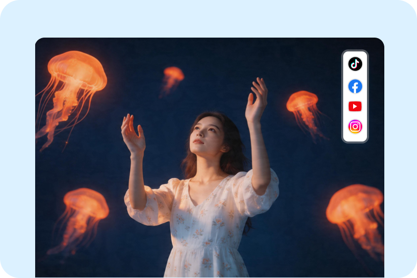 AI VFX pentru videoclipuri de pe rețelele sociale