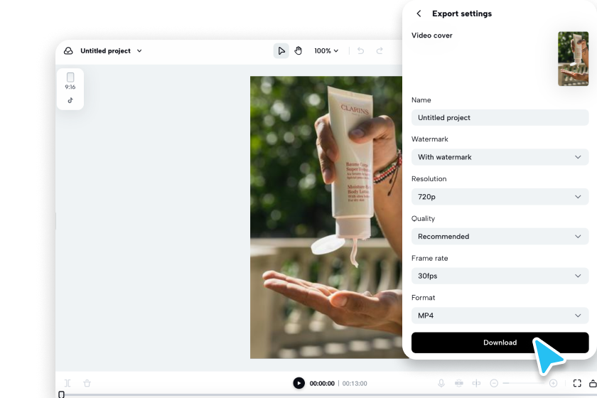Export your X ad