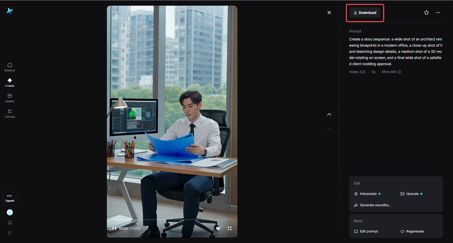 Descargar y escalar la producción