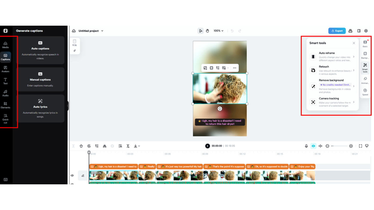 Edit and refine your video
