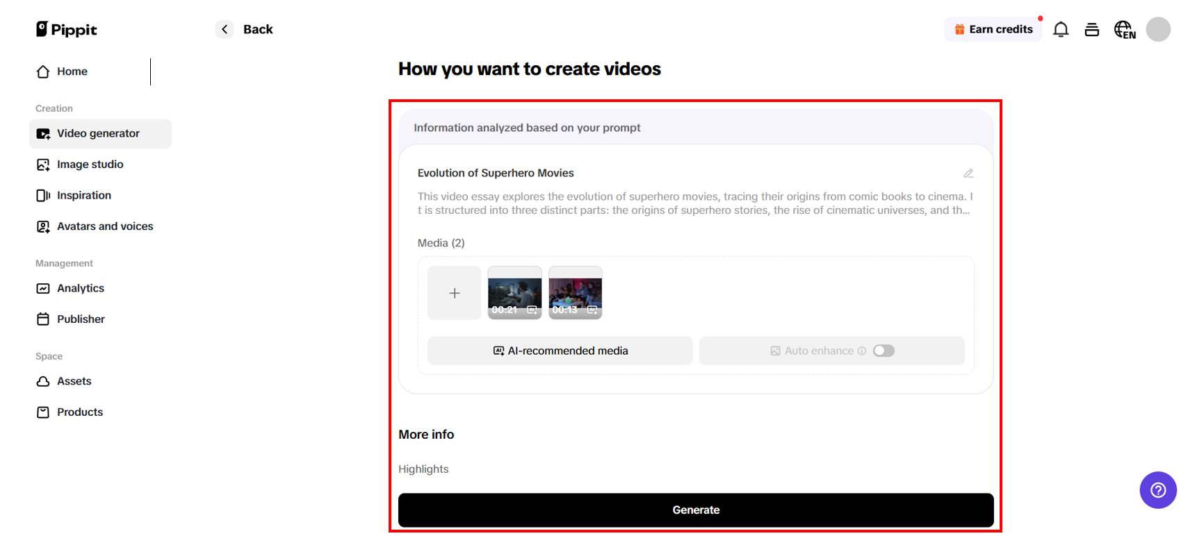 Mais informações sobre o vídeo