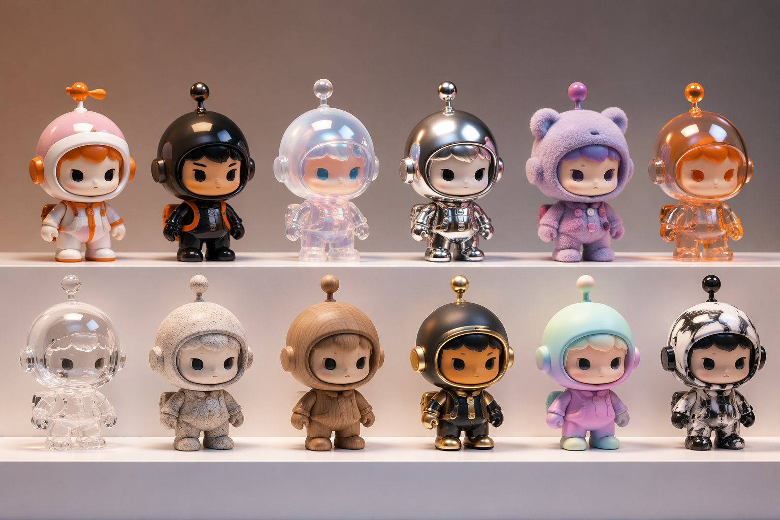 AI Collectible Figure creative variations preview