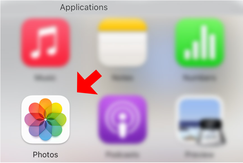 Zugriff auf den Apple-Fotoeditor auf dem Mac