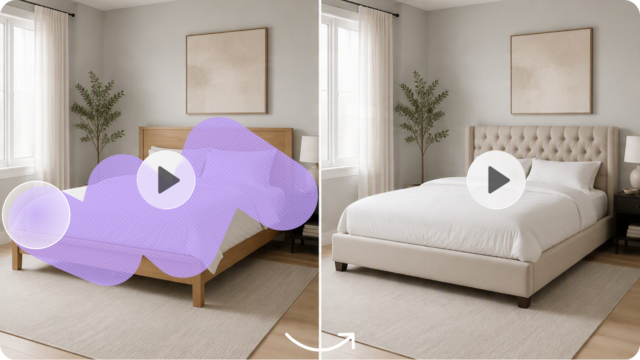 Chỉnh sửa video sơ đồ mặt bằng nhất quán với điều khiển AI chính xác