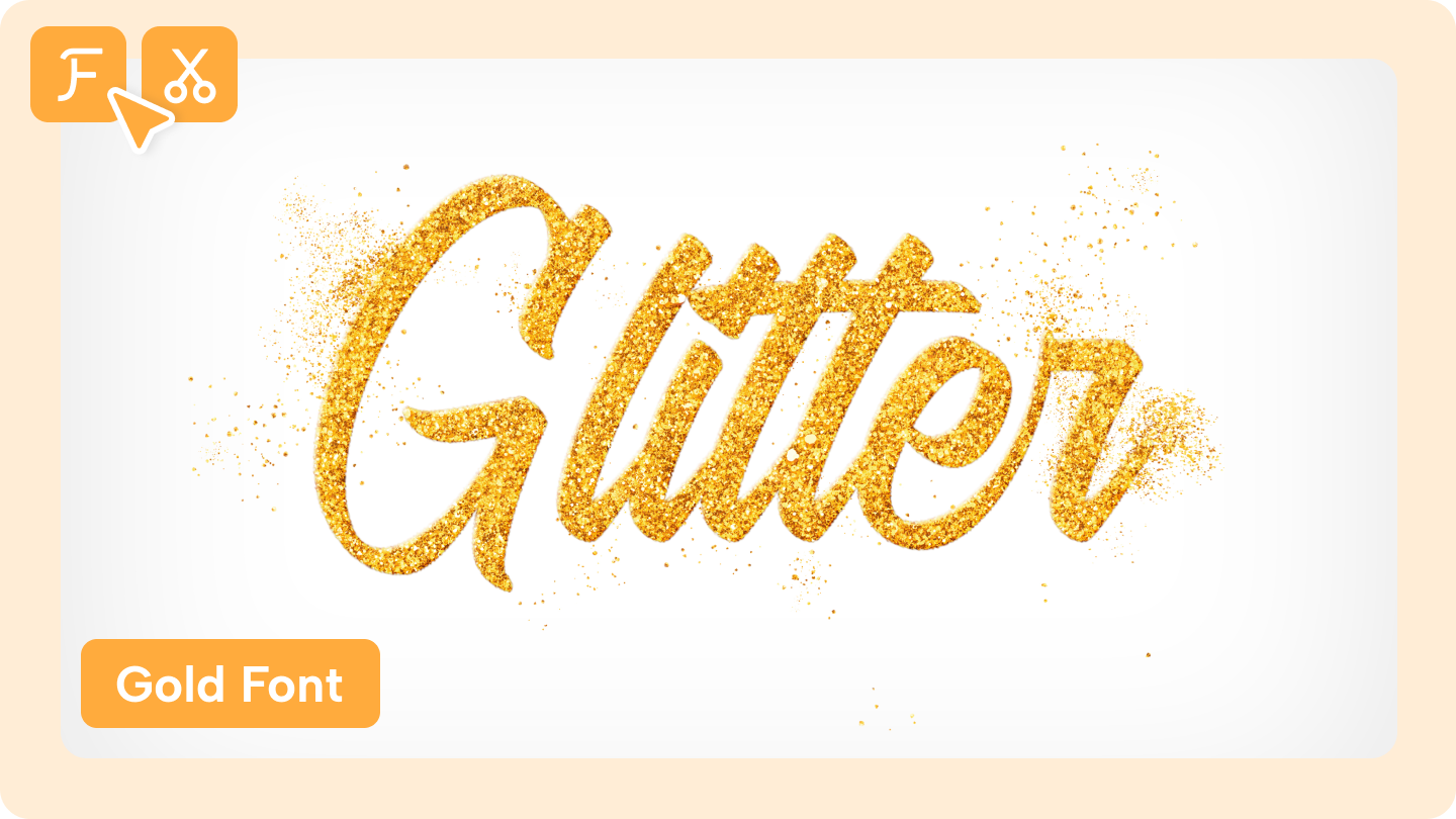 goldフォントジェネレータ