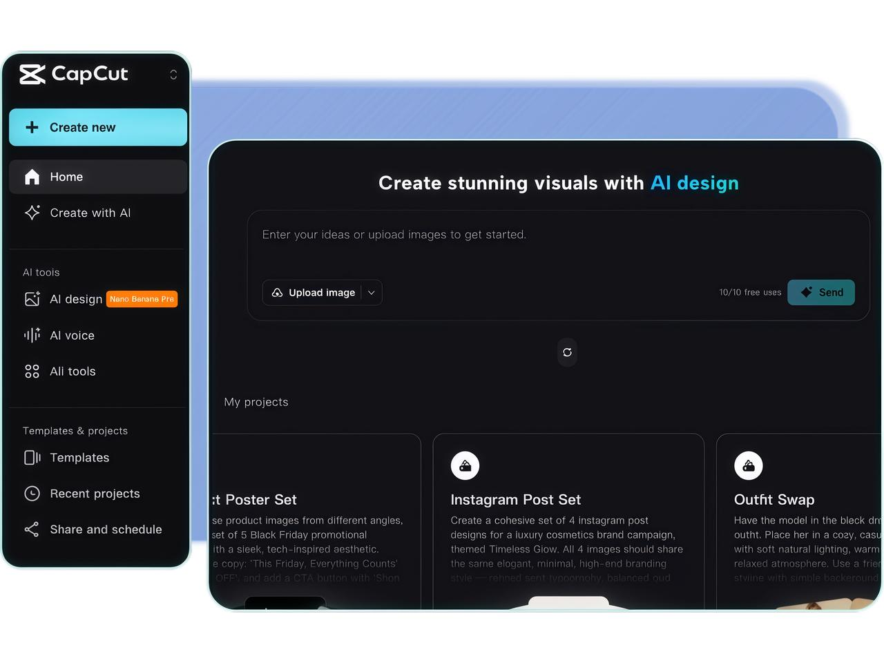 Access the "AI Design" Tool