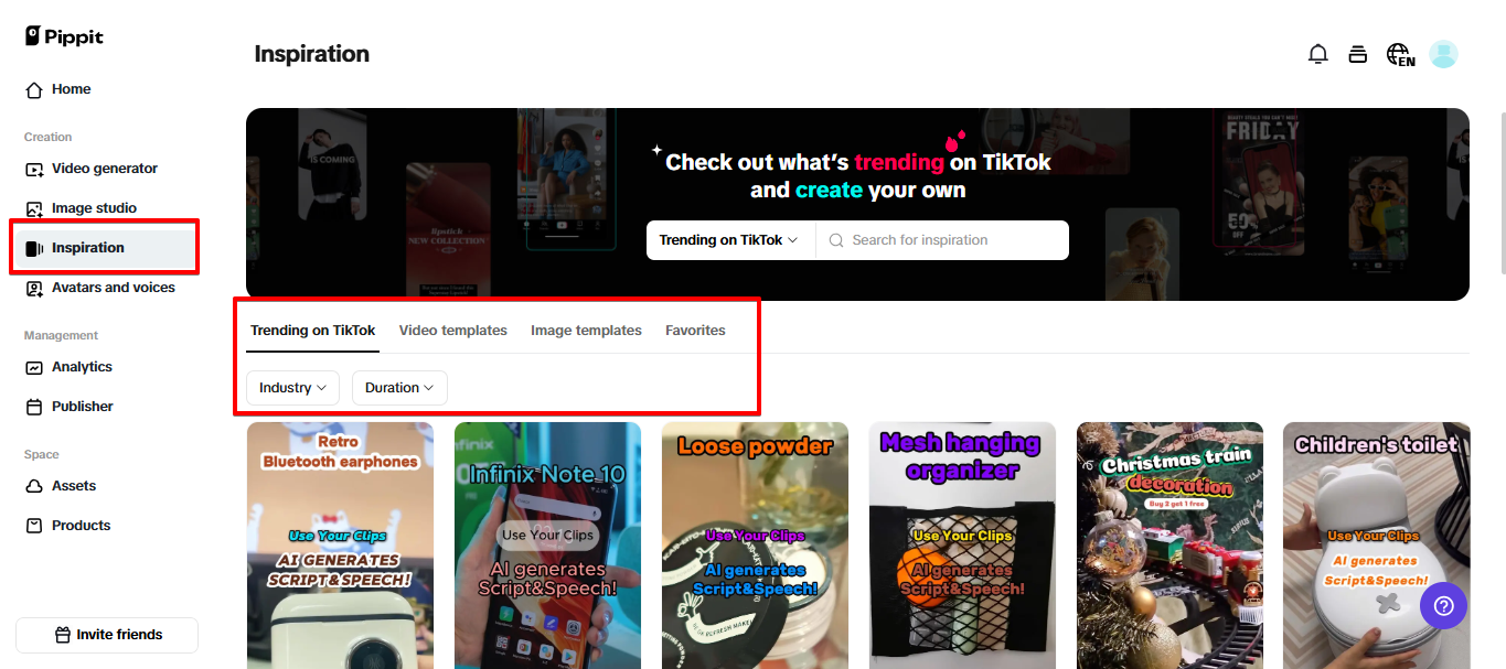 Commercially licensed storytelling templates