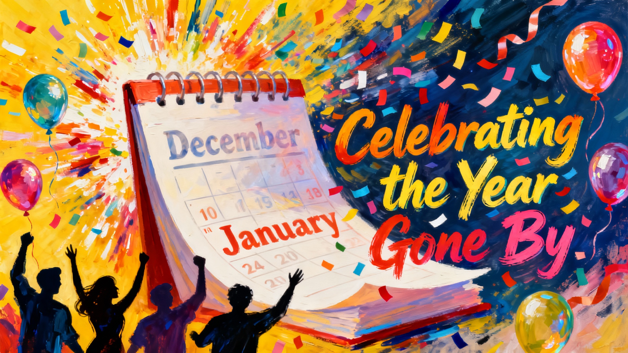 Bagong Taon na patalastas na nagdiriwang ng nakaraang taon