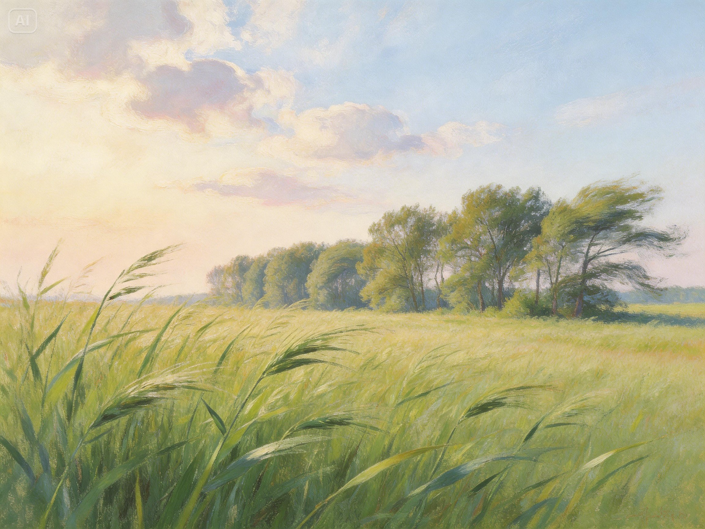 menghidupkan lukisan landskap