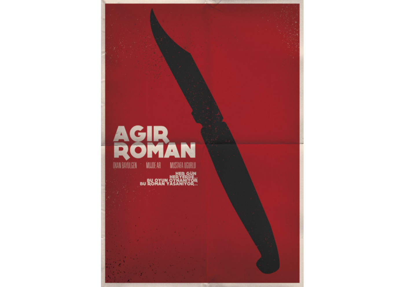 Vintage minimalist movie poster design