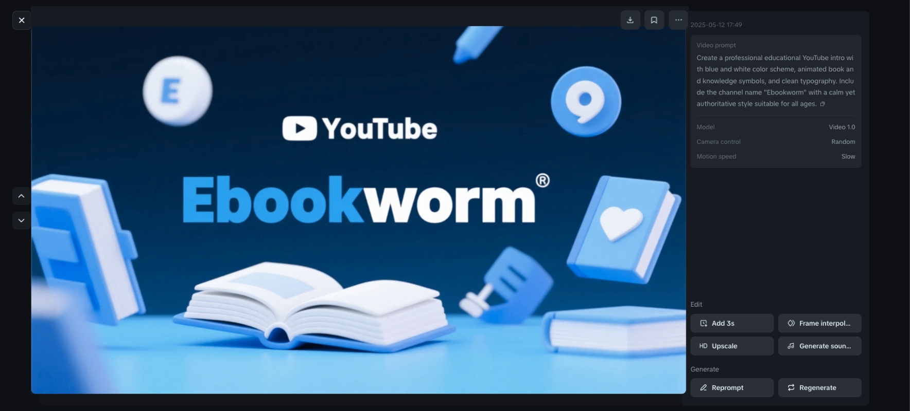 online free YouTube intro maker