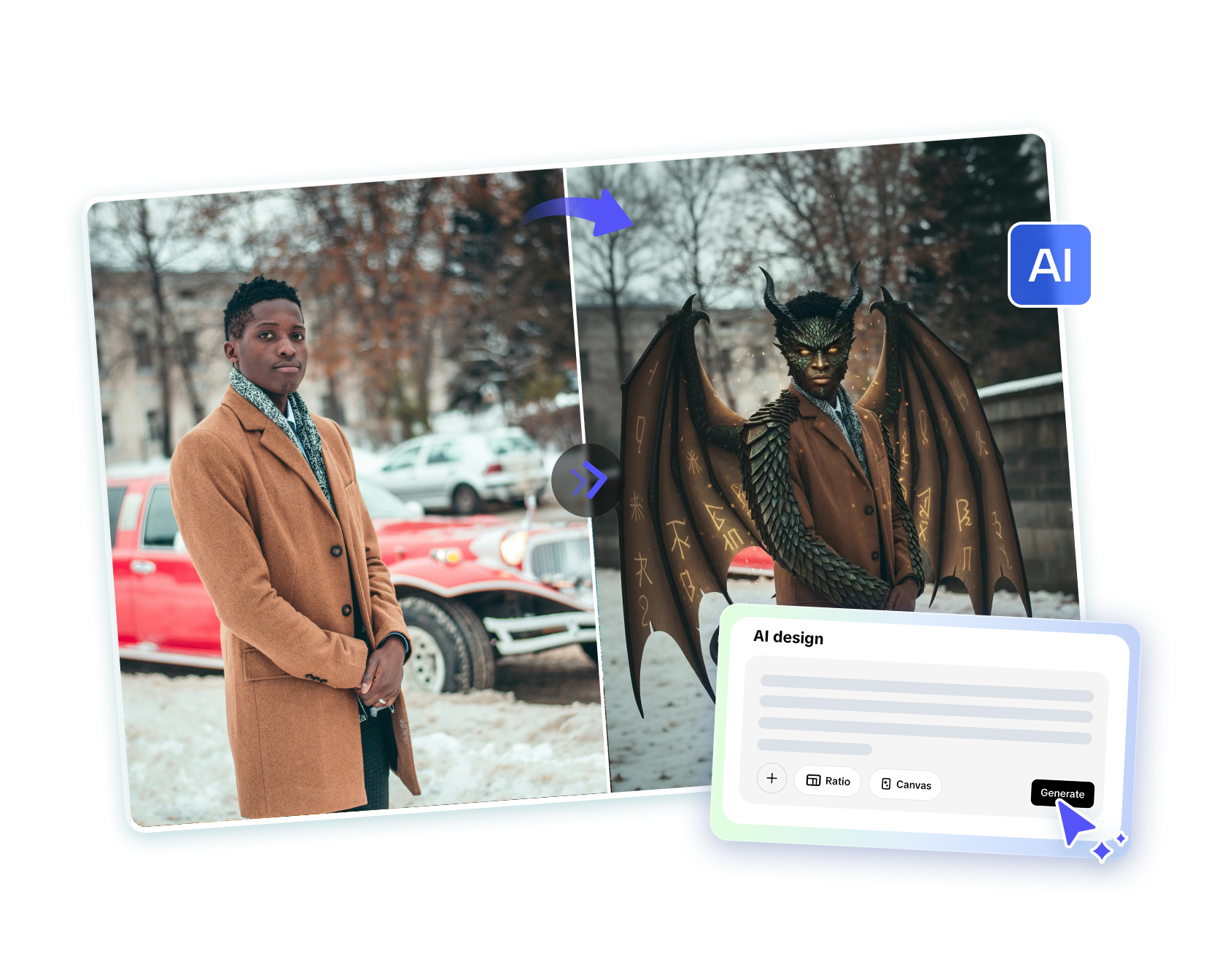 Trình tạo kết hợp giữa người và động vật