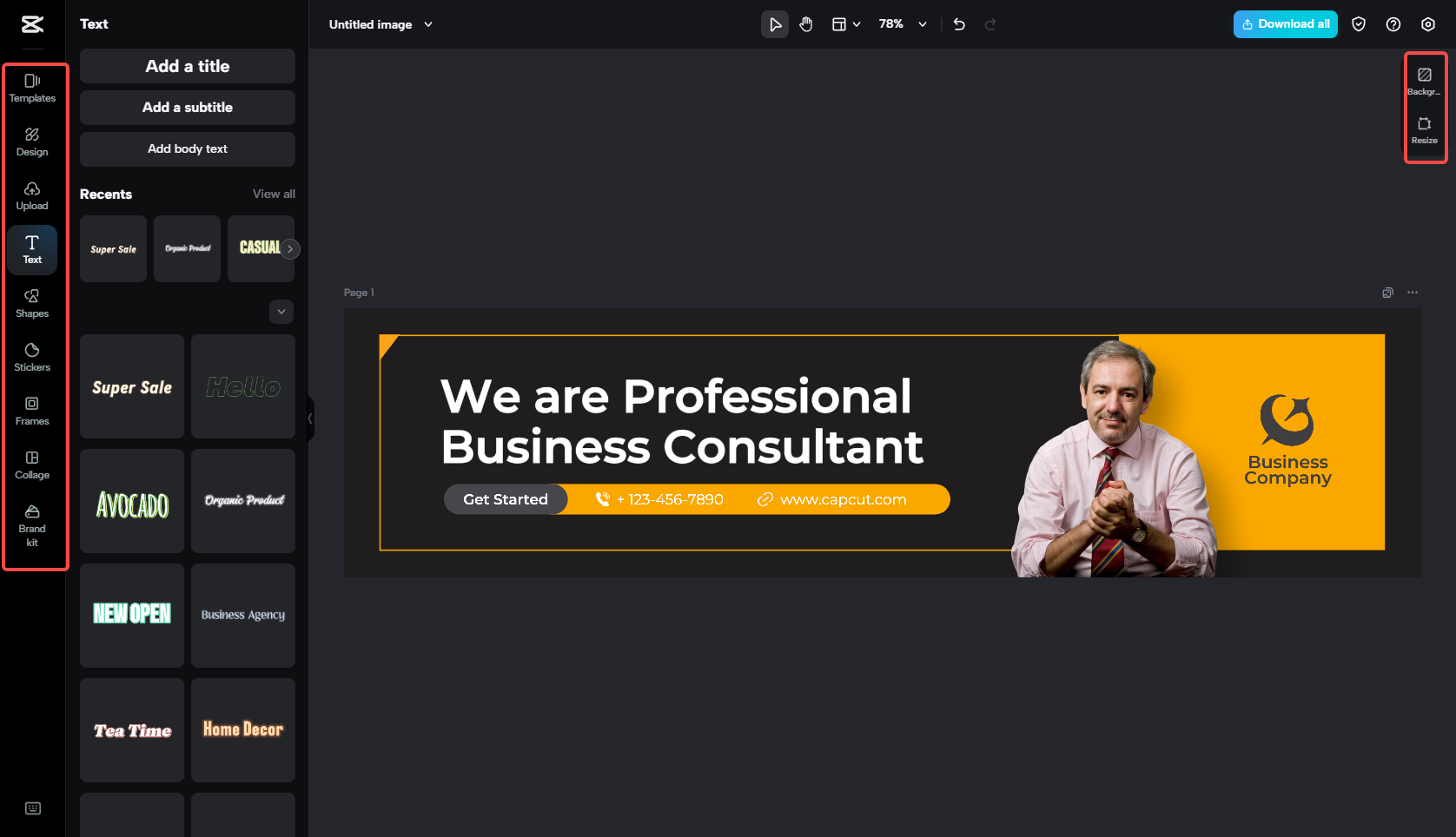 Bearbeiten Sie das LinkedIn-Banner