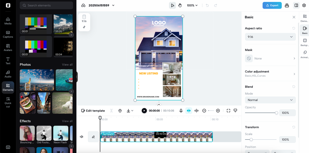 Advanced editing tools