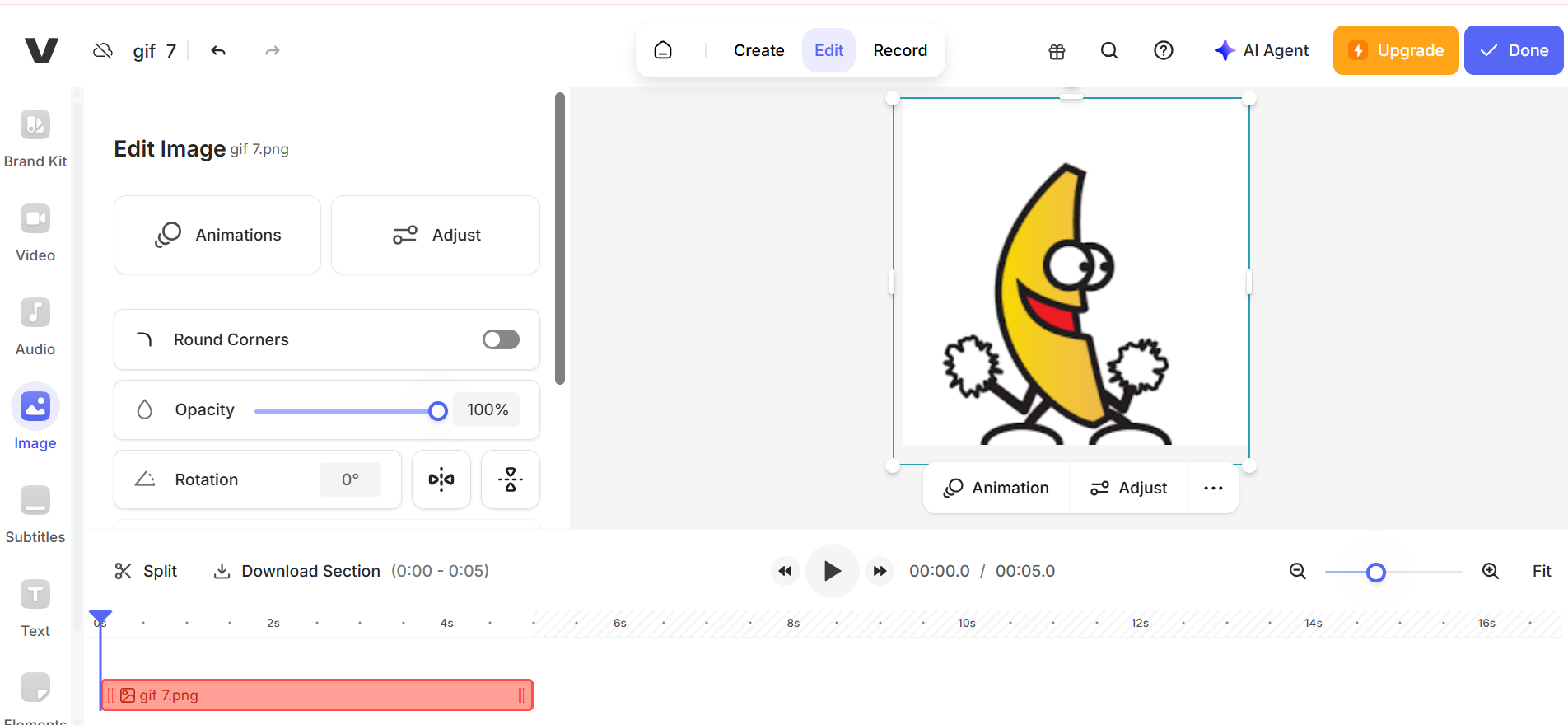 Veed - the popular 3d GIF maker