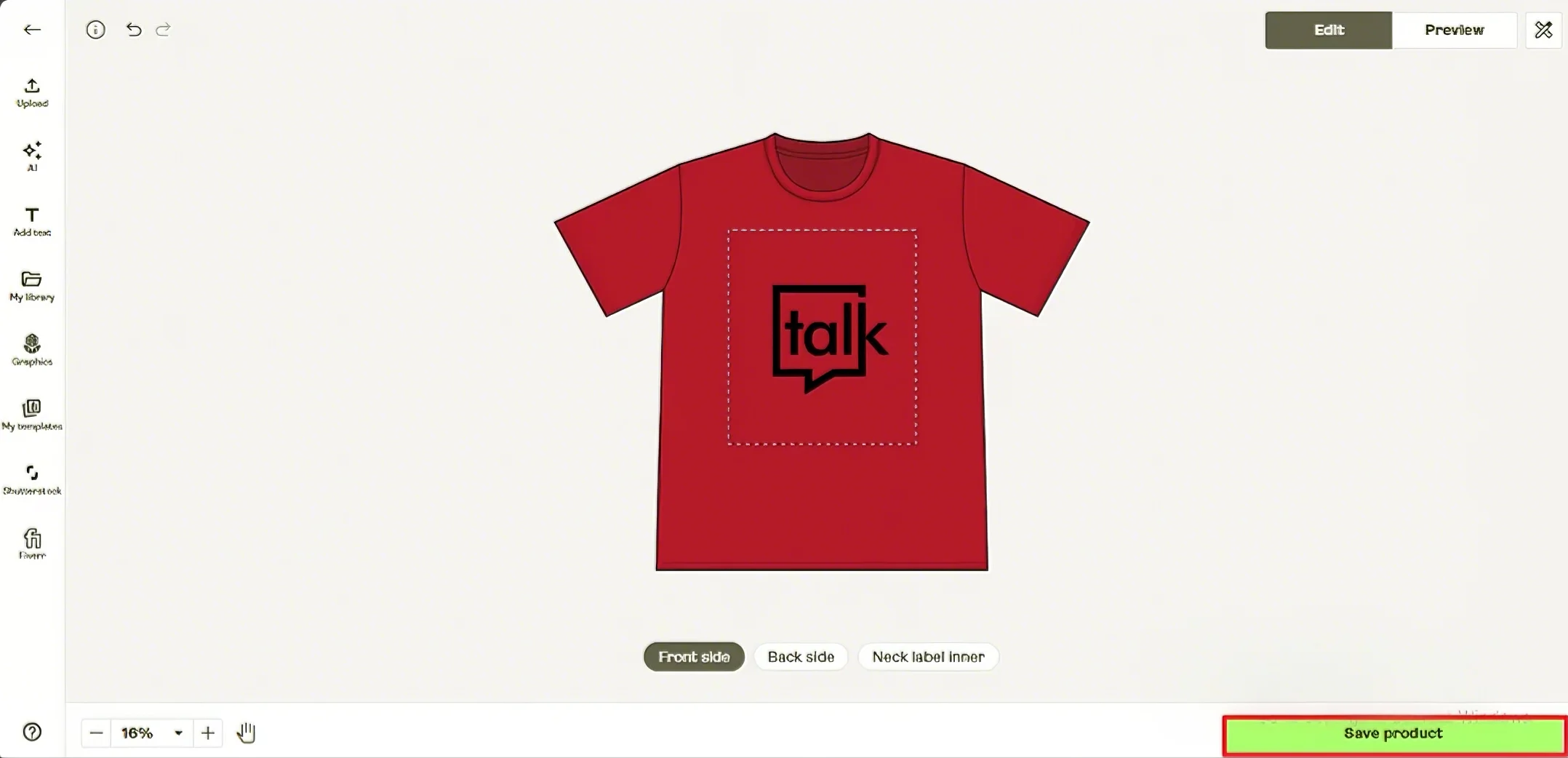 make your own merch free