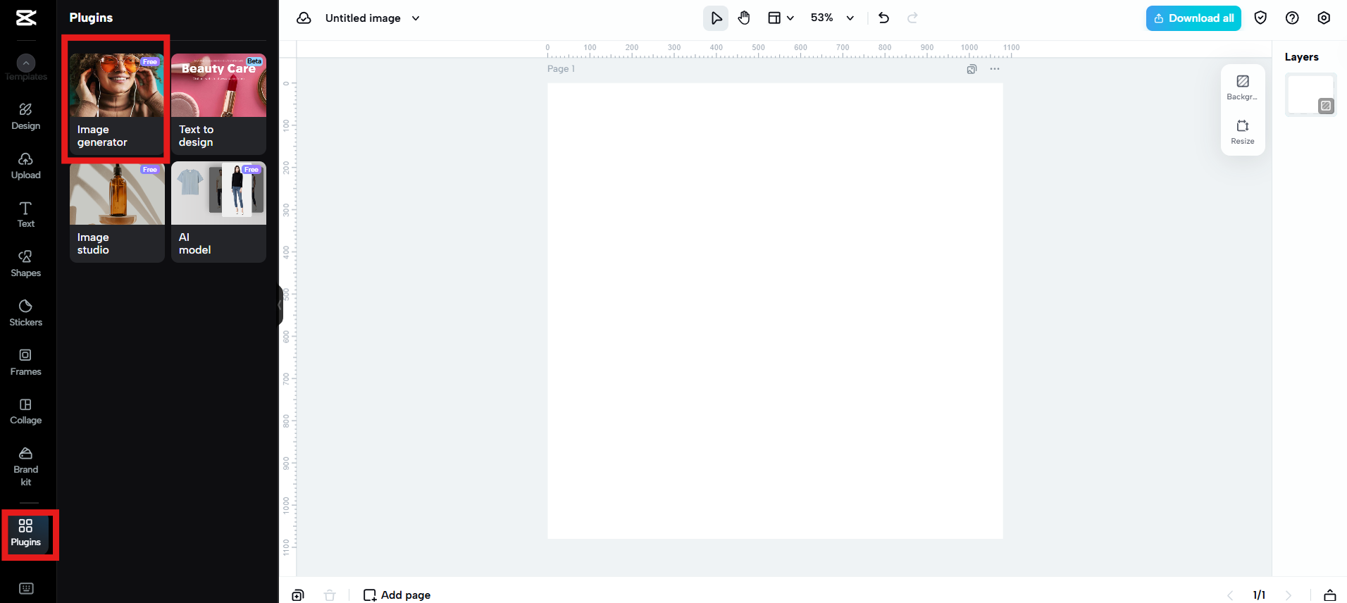 Access Image generator
