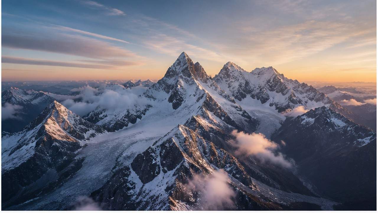 cinematic mountain view ai video prompt prompt result 1