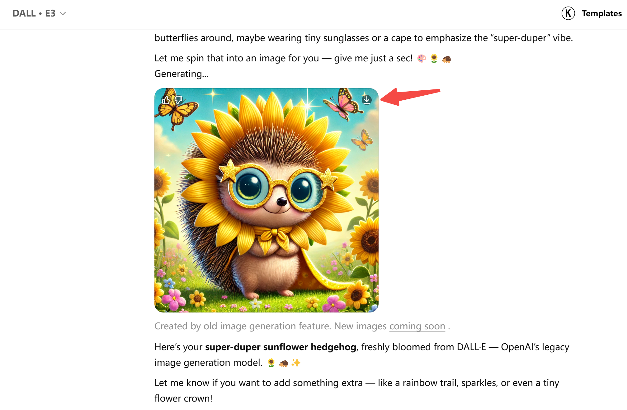 Das endgültige Bild von Dall-E herunterladen
