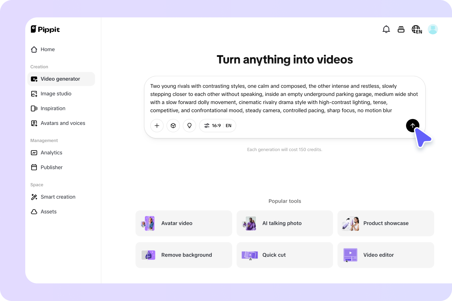 Generate your video
