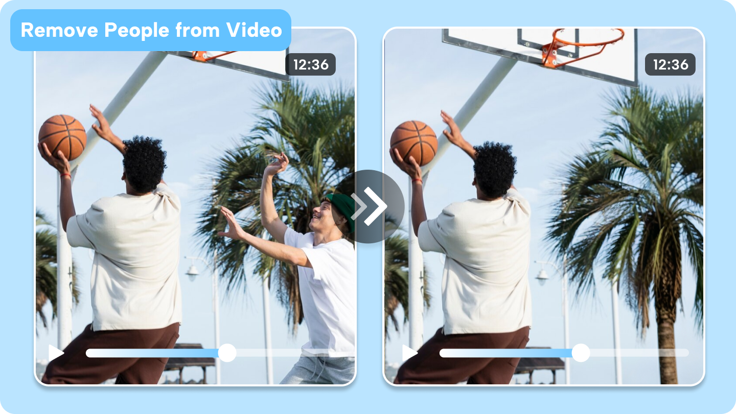 remove person from video