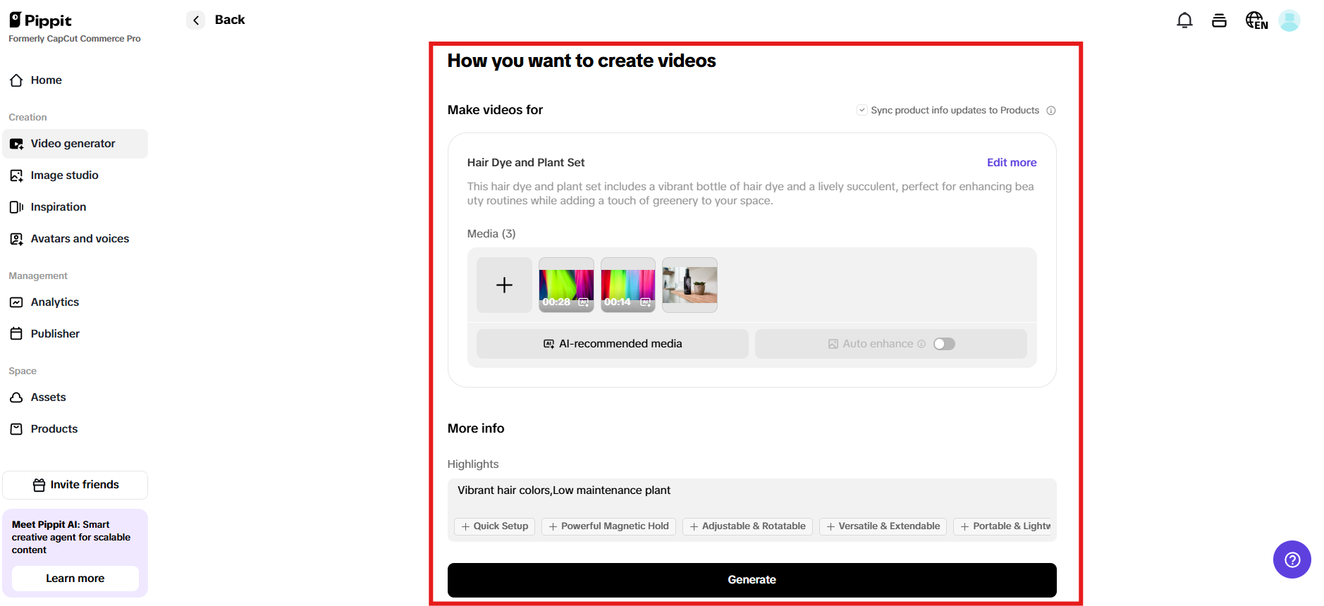Bạn muốn tạo video như thế nào