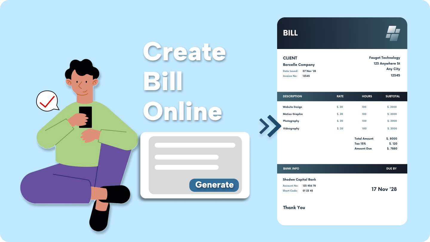 create bill online