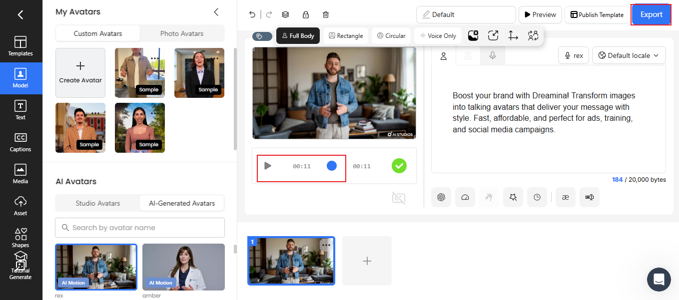 DeepBrain AI video oluşturucu ücretsiz