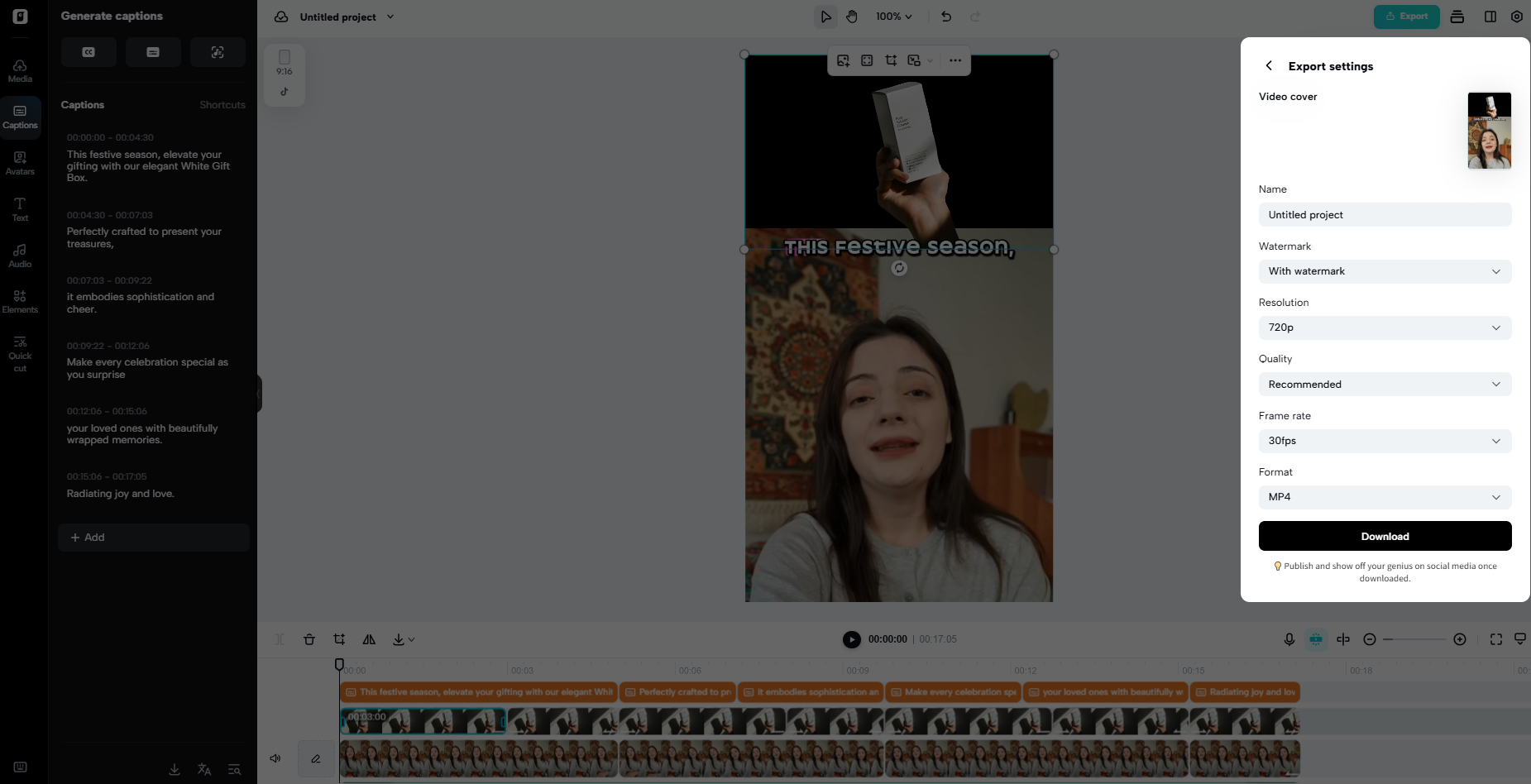 High-quality background download