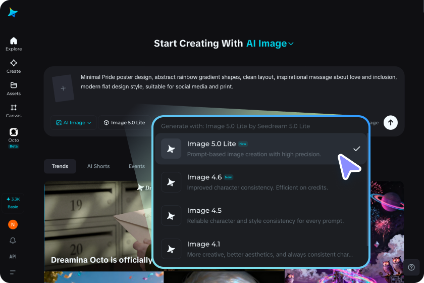  Adjust settings and generate