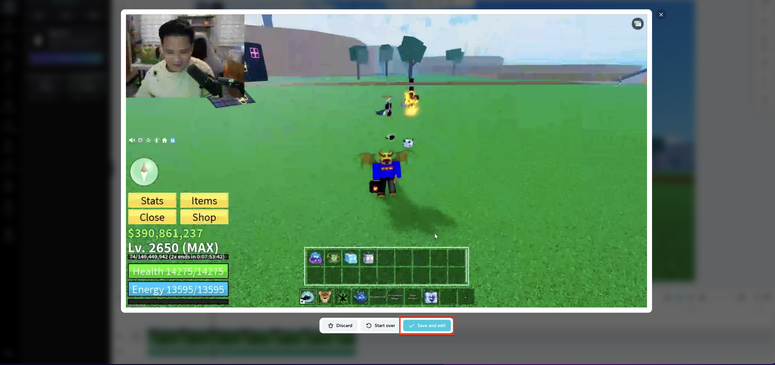 Save the recorded video