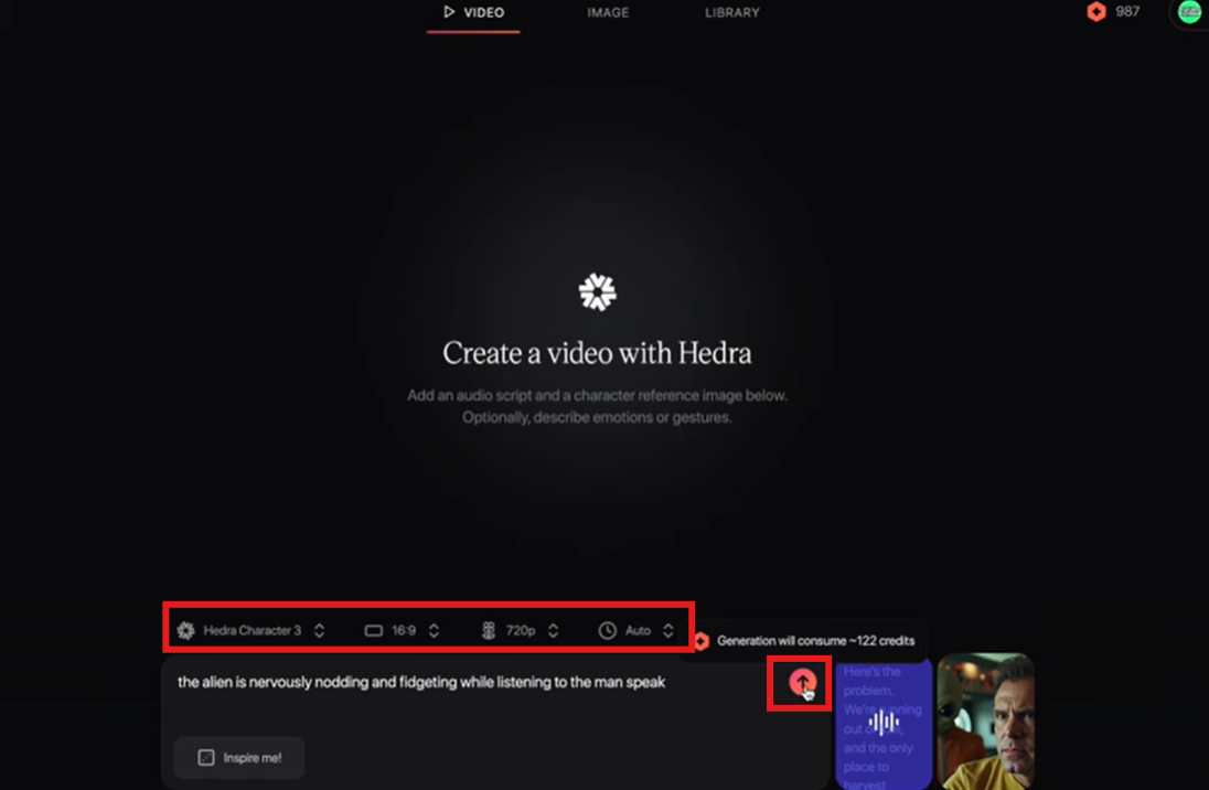 Customize and generate